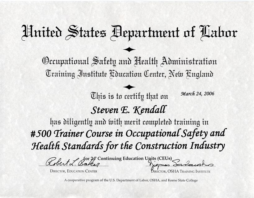 Osha Training Certificate Template from www.rigstar.com